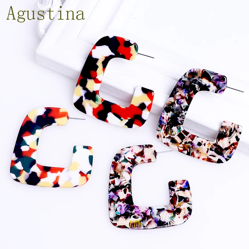 

Agustina 2020 new party minimalist jewelry fashion earrings ladies jeweries and earing, Colorful