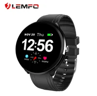 

LEMFO V12 1.3 Inch Full Touch Tempered Glass Screen Smart Watch Waterproof Heart Rate Monitoring Blood Pressure For Men Women