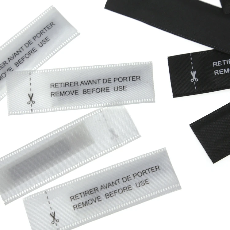 
Printing High Quality Nylon Cloth within Am Label inside Garment Label Anti-theft 