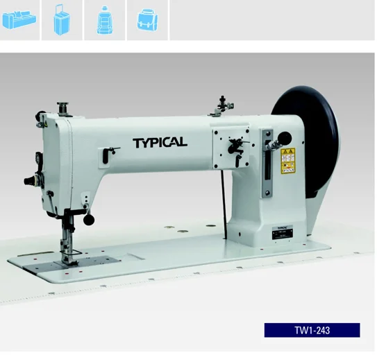 Tw1243 Lockstitch Extra Heavyduty Fur Safety Belt Industrial Sewing