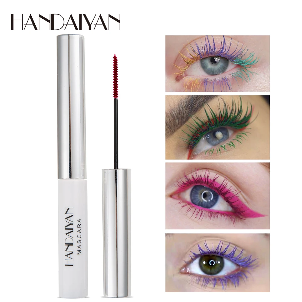 

Wholesale Makeup Color Mascara Fast Dry Lengthen Eyelashes Color Mascara