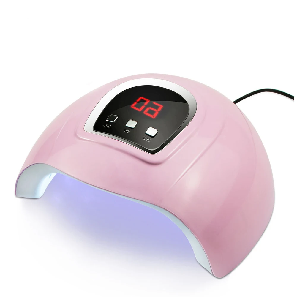 

ND003 54W Nail art Dryer UVLED lamp for nails polish gel drying Manicure tools USB version With 3 Timing Display