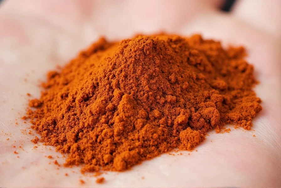Spice rack with various chili powders