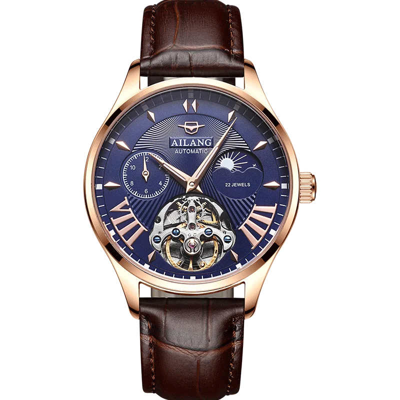 

AILANG brand watch tourbillon sports hollow waterproof business automatic men's mechanical watch