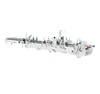 automatic high speed folder gluer machine for manual case box maker