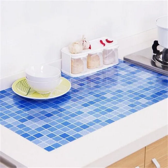 

MZL Selling Aluminum Foil Oil Proof Wall Sticker Waterproof Self Adhesive Bathroom &Kitchen Stove Mosaic