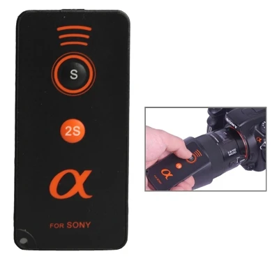 

IR Remote Control for Sony Camera NEX-6 NEX-7 NEX-5R NEX-5N ALPHA A6000, Black