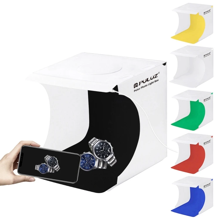 

Newest Portable Photo Box LED PULUZ 20CM Tabletop Photography Shooting Box mini studio Light box