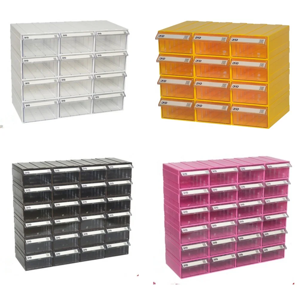 

stackable clear plastic storage box with transparent drawer