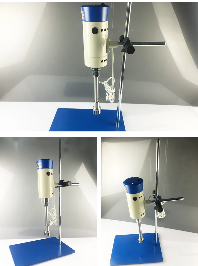 Small Scale Lab High Shear Chemical Agitator Cosmetic Emulsifier