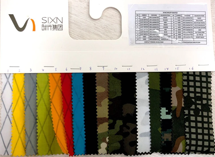 Nylon Polyamide 500d Cordura High Quality Xpac 3 Layer Laminated