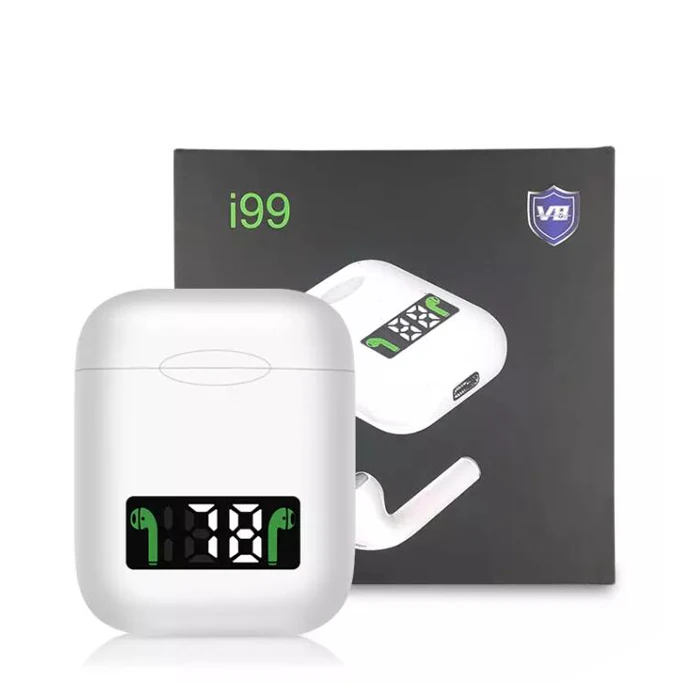 

I99 LED Screen Display Sports Audifonos Earphones Touch Tws Wireless Earbuds With USB