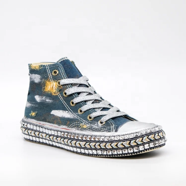 

ODM OEM quality flat custom injection rubber women men canvas shoes