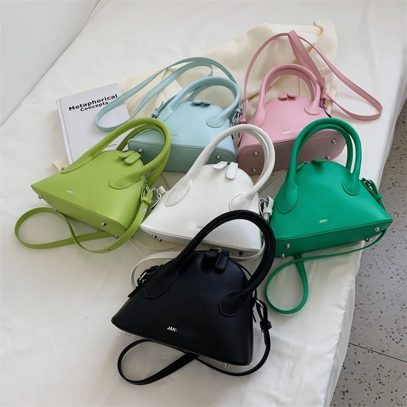 

Women Unique Personality Fashion Small Shell Shape Handbags Ladies Shoulder Bags