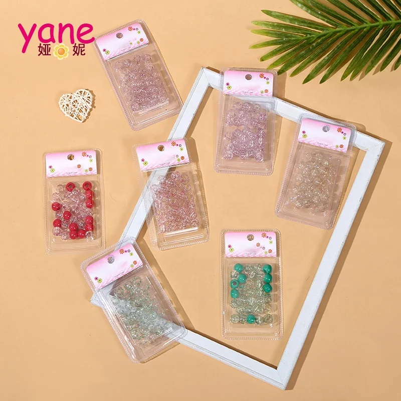 

New design glitter transparent beads for dreadlocks hair decoration DIY accessories