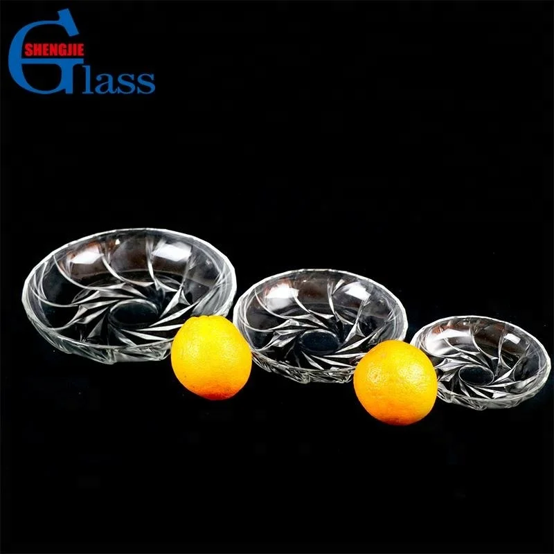 

Fancy Set 3 Glass Flower Shaped Soup Dish Plates Wholesale, Clear