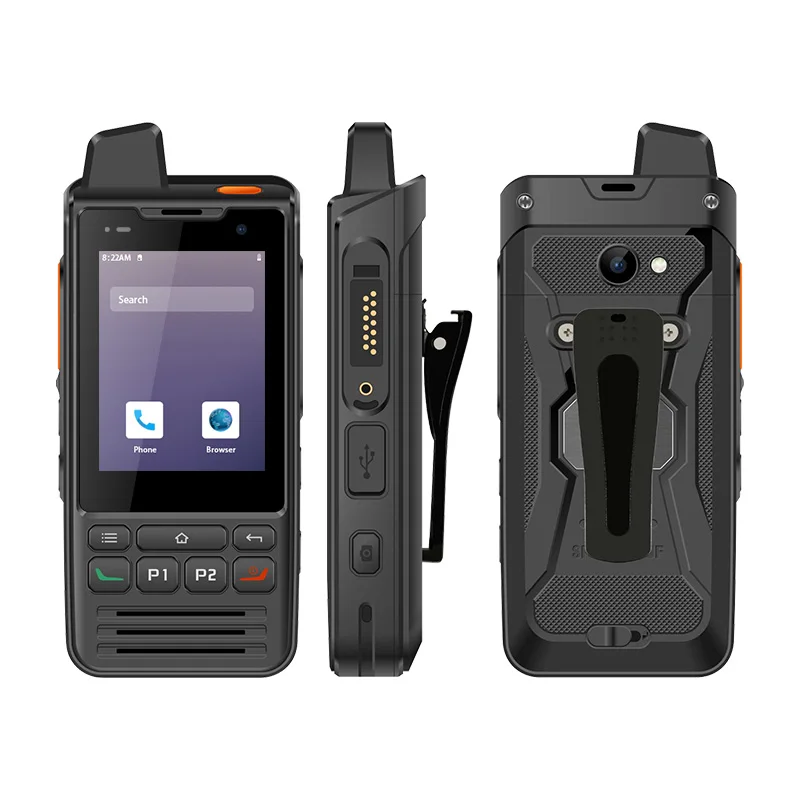 

UNIWA F60 IP68 Waterproof 2.8 inch 4G POC Two Way Radio Zello PTT Cellular Walki Talkie with NFC SOS Button Mobile Phone