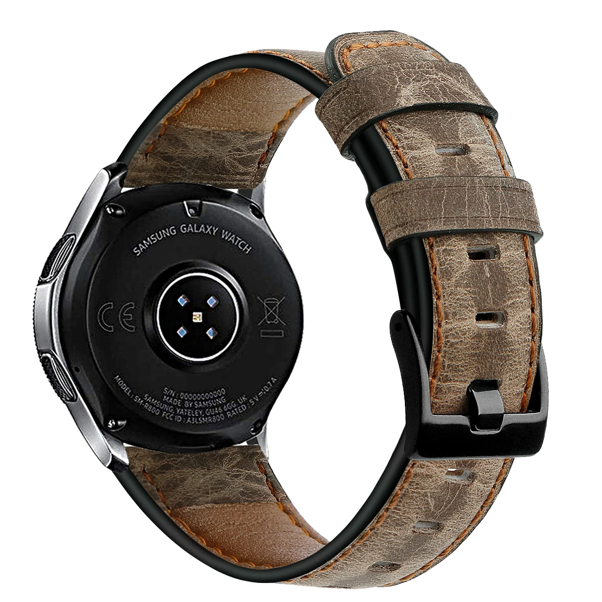 

First Layer Cowhide Retro Genuine Leather Watch Band Strap For Samsung Galaxy Gear S3, Various