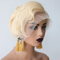 

Wholesale blond human hair short bob wig 6'' blonde bob cheap 613 bob wigs human hair pre pluck