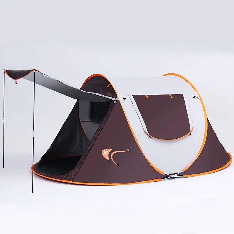 

outdoor tent automatic waterproof and sun protection family camping tent fishing beach party tents for sale, 4 color