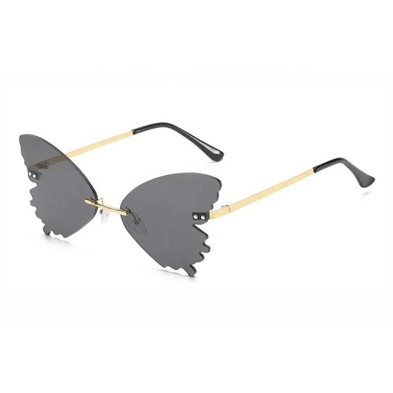 

Fashion Party Sunglasses Butterfly Shades Colored Lenses Hippie Funny Blaze Shape Cool Animals Flame Shaped Eyeglasses, Multi colors