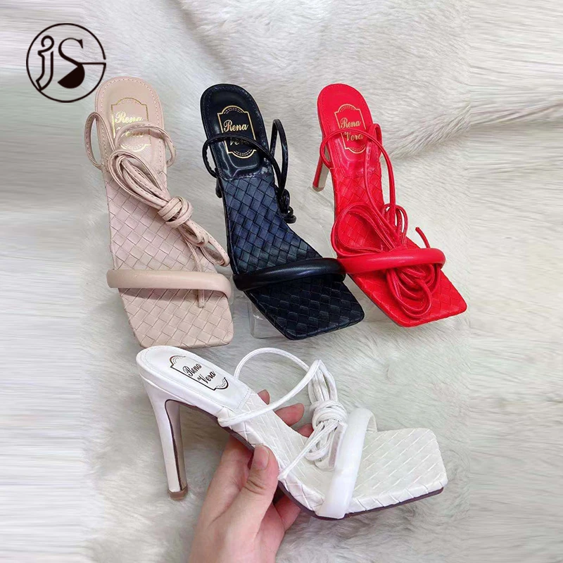 

2021 fashion high heel women's sandals open toe strappy sandals holiday women's sandals, Requirement