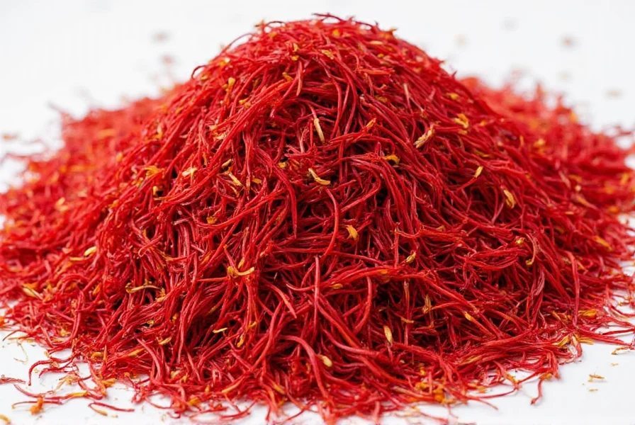 Final saffron dish presentation