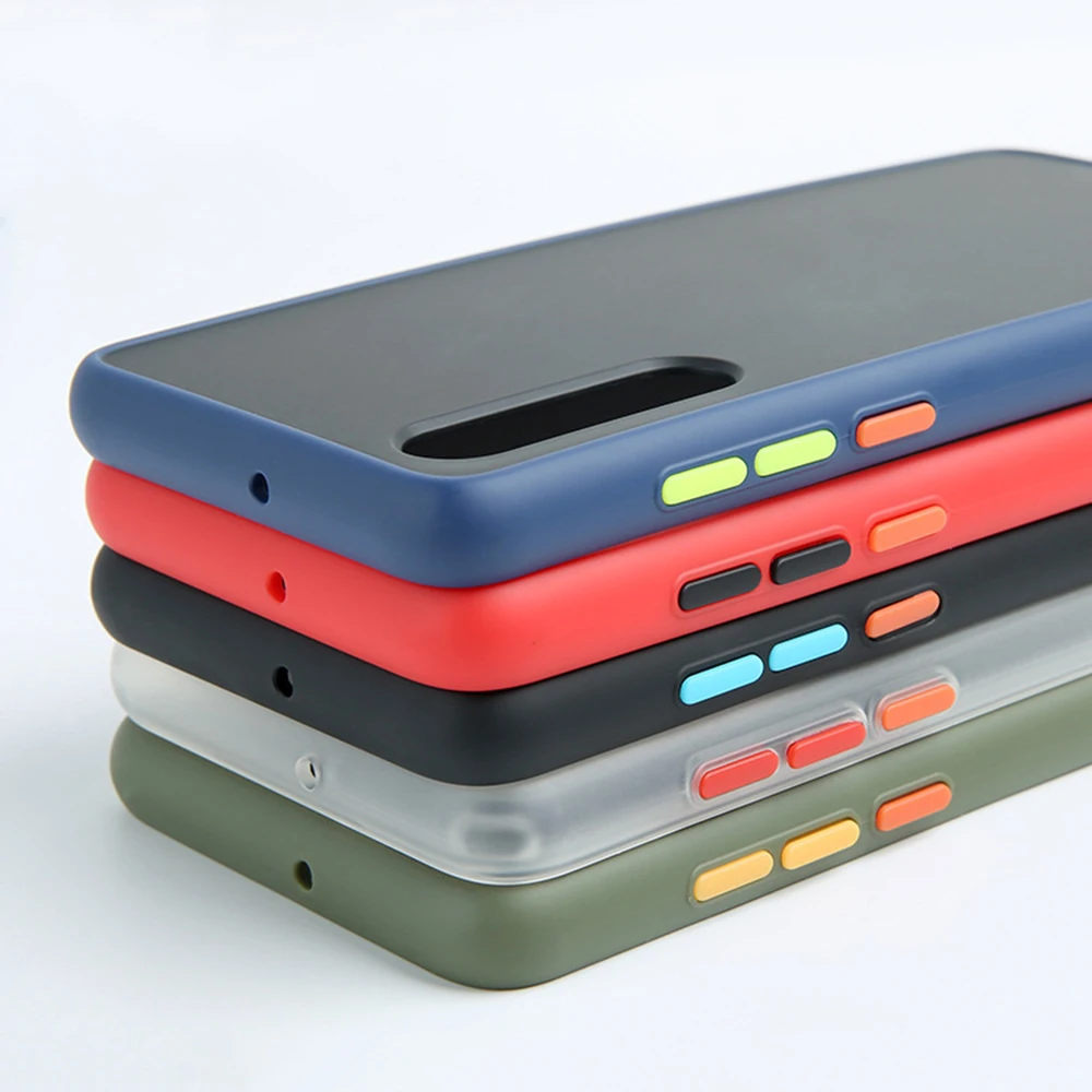 

Contrast Color Frame Matte Hard PC case mobile phones silicone case for samsung galaxy s20, 6 color