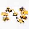1 Piece1:87 metal alloy miniature color architectural train sand table scale model toy diecast car truck engineering vehicles