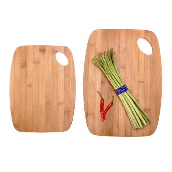 Aveco Custom Logo Engraved Kitchen Bamboo Wood Cutting Board rectangular