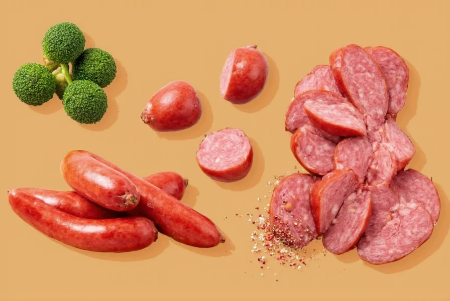 Infusing oil with seasoning sausage in a pan