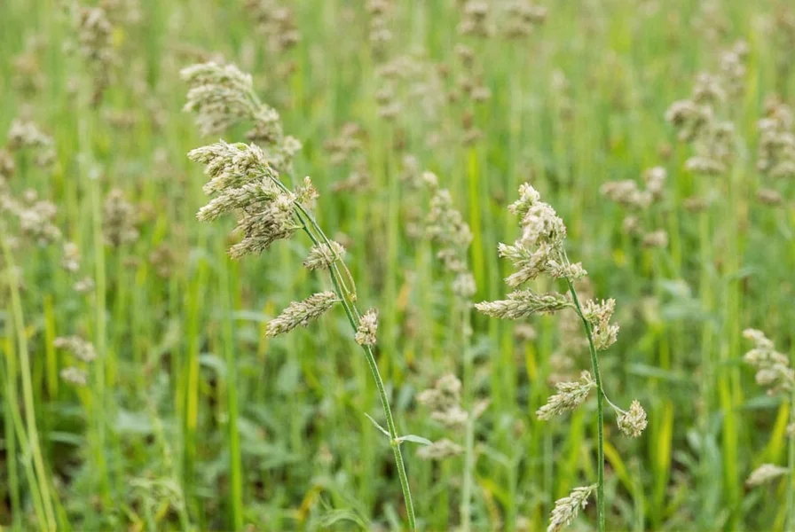 Cumin plants at harvest stage showing mature seed heads ready for collection