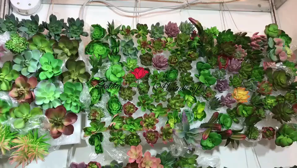 Factory Mini Plants Plastic Succulent Artificial Plants For Decoration