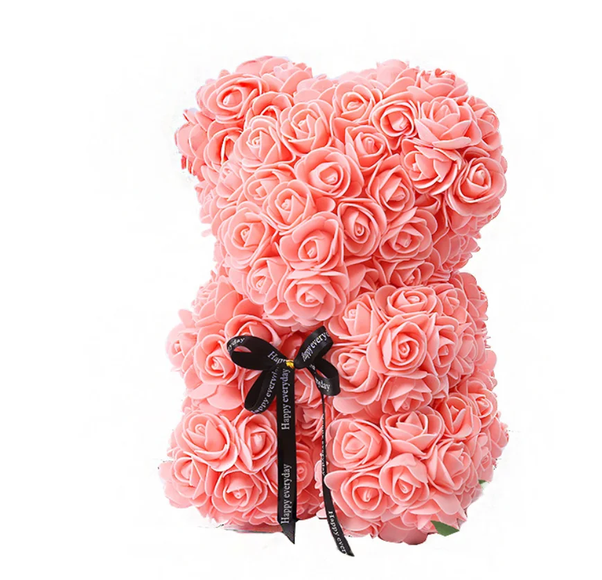 25cm rose bear