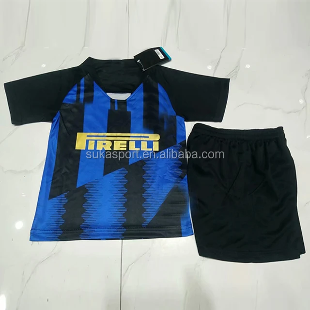 
new inter milan kid jersey 19 20 season Italy club milan lazio napoli atalanta custom football shirt set 