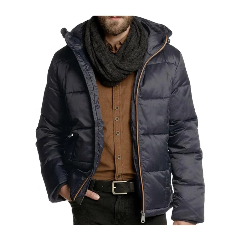 

2021 Trend Winter Fashion Stylish Custom Design Hooded Puffer Bubble Coat Mens Jacket Plus Size Coats, Customized color