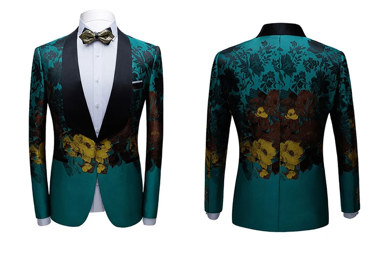 Oem Service China Factory Latest Coat Pant Designs Green Designer Men Party Man Suit Turkish For Men