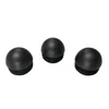 Domed Round Plastic Black Blanking End Caps Tube Pipe Inserts Plug 19 22 25 32mm