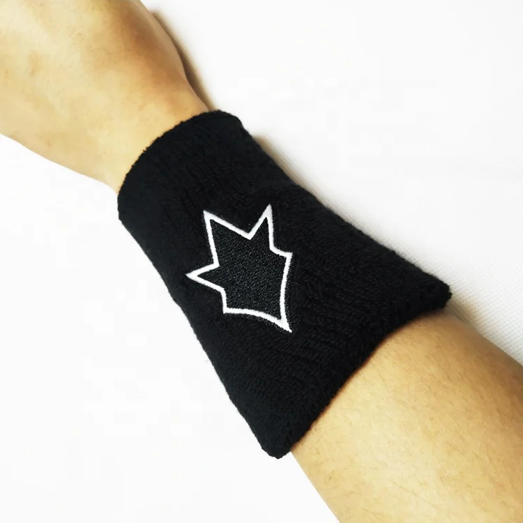 
Custom sweatband Sports headband Embroidery cotton Sweatbands No Minimum order rainbow terry sweat wrist band head bands cycling 