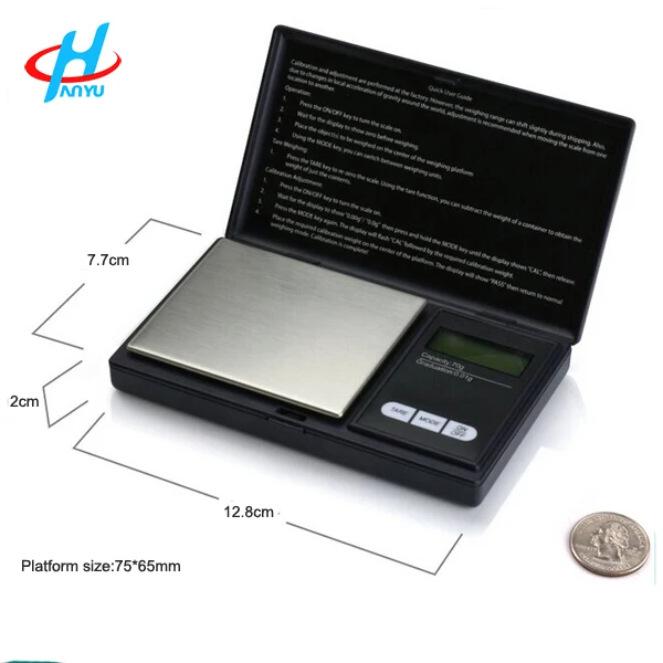 

500g 200g 0.01 customized cheap portable small weighing super mini jewelry digital pocket scale