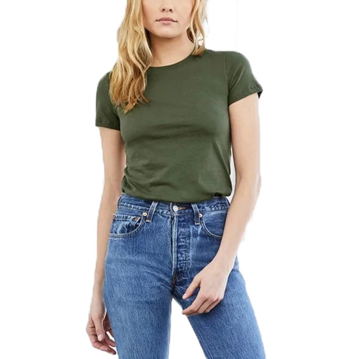 

Short Sleeve Women t shirt Custom Logo Printing Ladies t shirt