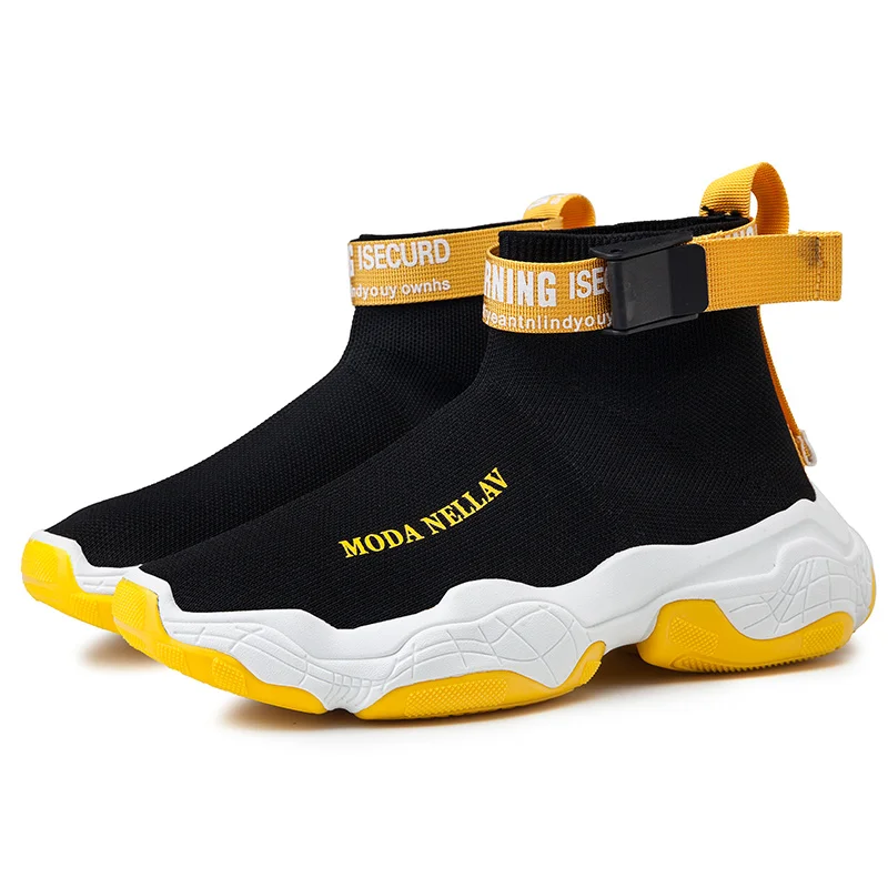 

Custom Brand Breathable Men High Heel Knit Platform Sneakers Shoes Fashion Shoes Men Sneakers