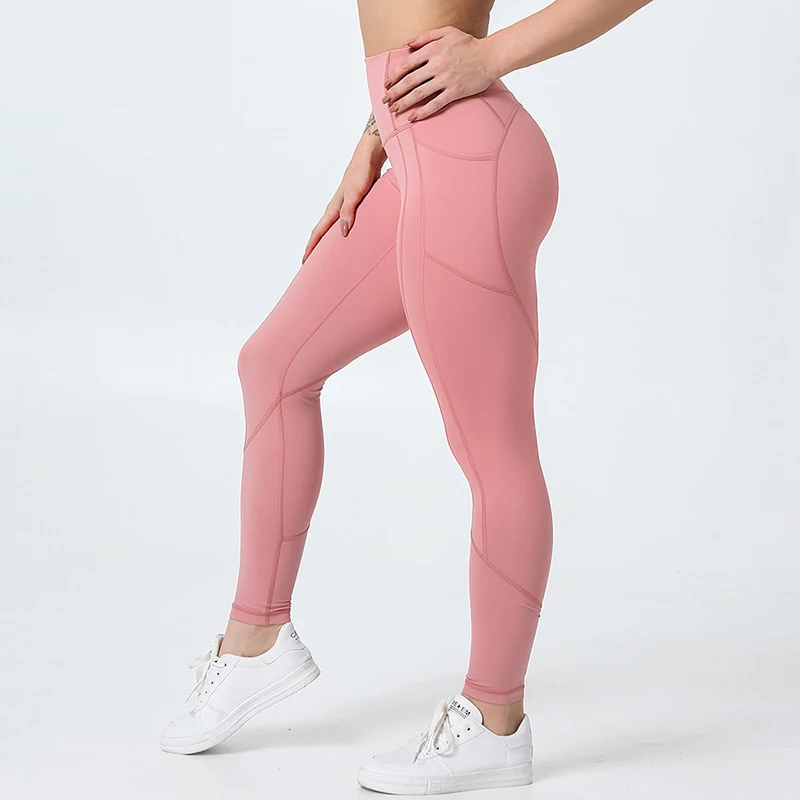 

China Manufacturer Leggins Wholesale Custom Logo Design Gym Women Summer Wear Sport Tights Leggings Yoga Pants, Customized colors