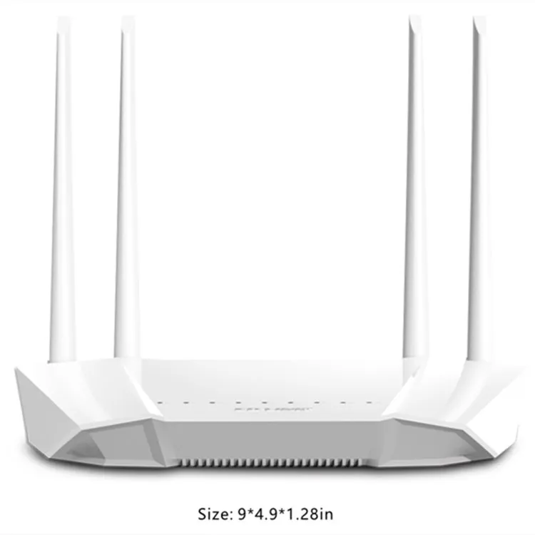 

AC1200 High Power Wireless Dual Band Gigabit Router four antenna five gigabit ports 5G wifi router