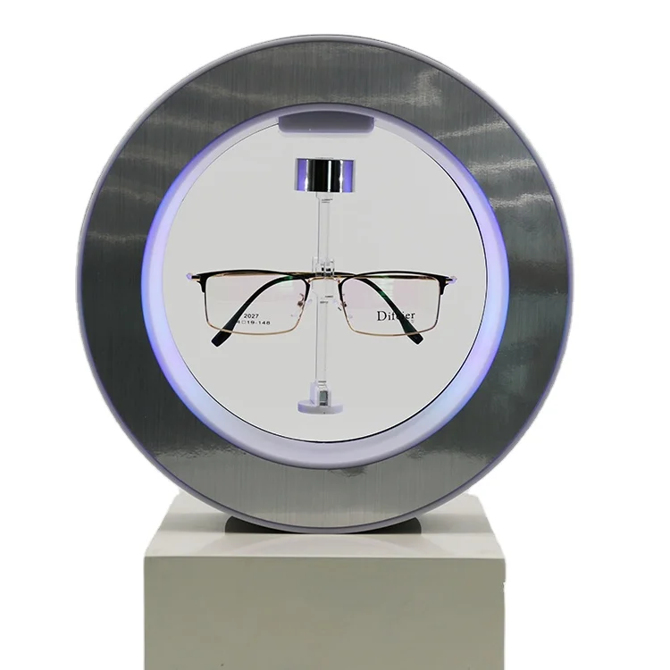 

Magnetic levitation rotating eyeglass display stand Floating acrylic floating rotating display glasses levitating display, Customized