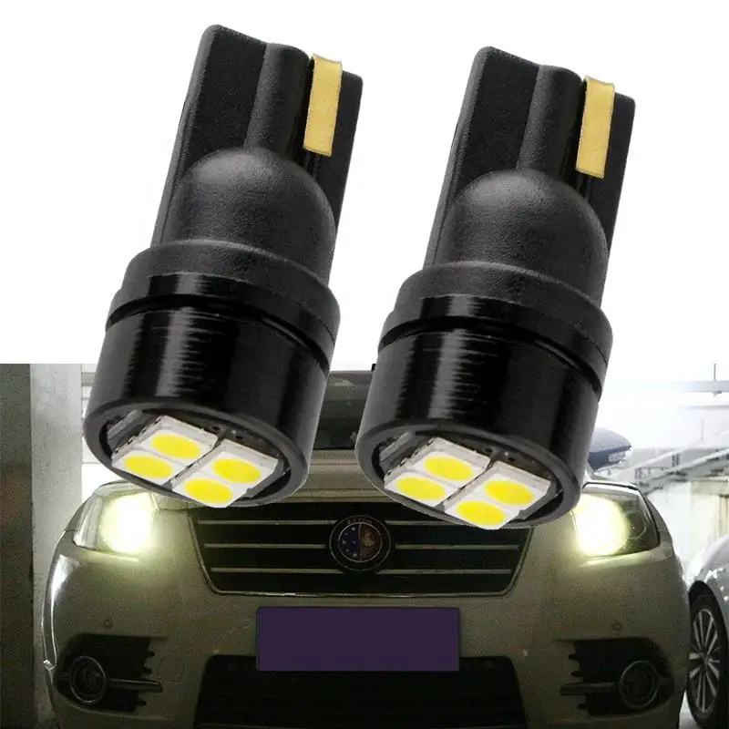 

Wholesale Aluminum Nonpolarity 12V Led T10 Bulb 2835 4SMD W5W W5C Car Led Lighting Led Clearance Marker Light