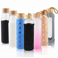 

500ML LFGB FDA Borosilicate Drinking Glass Water Bottle