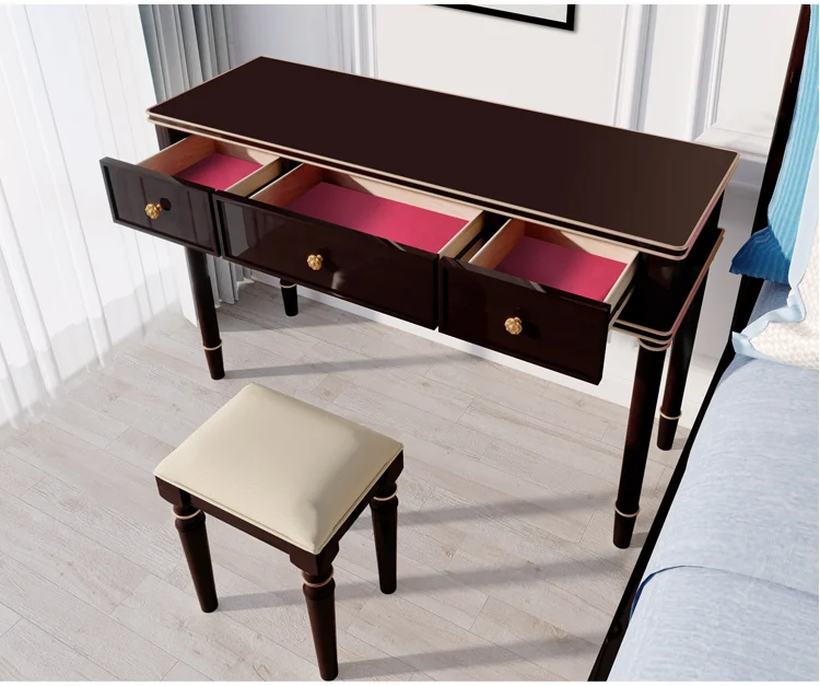 Study Room Furniture Luxury Design Solid Wood Custom Size Study Desk Office Writing Table