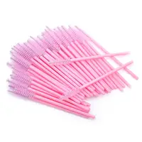 

Wholesale Mascara Wand Applicator Extension Pink Disposable Eyelash Brush