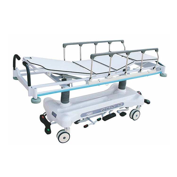 热卖医院液压转移推车折叠紧急担架床